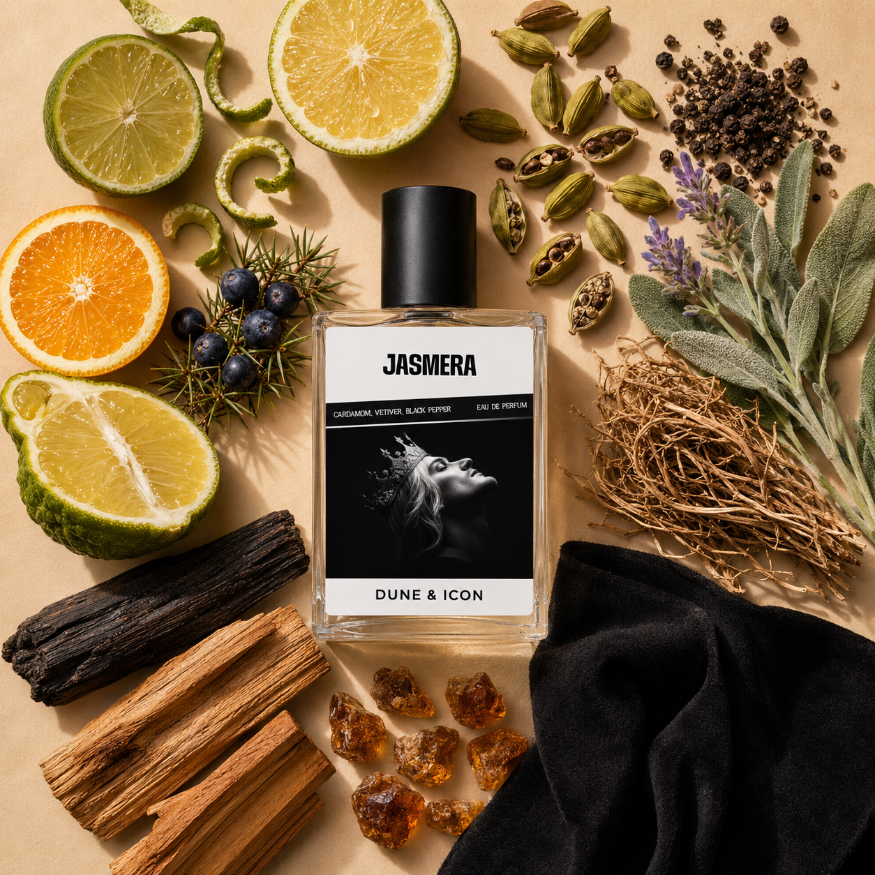Jasmera Dune & Icon Inspired Perfume EDP | Premium Men's Scent