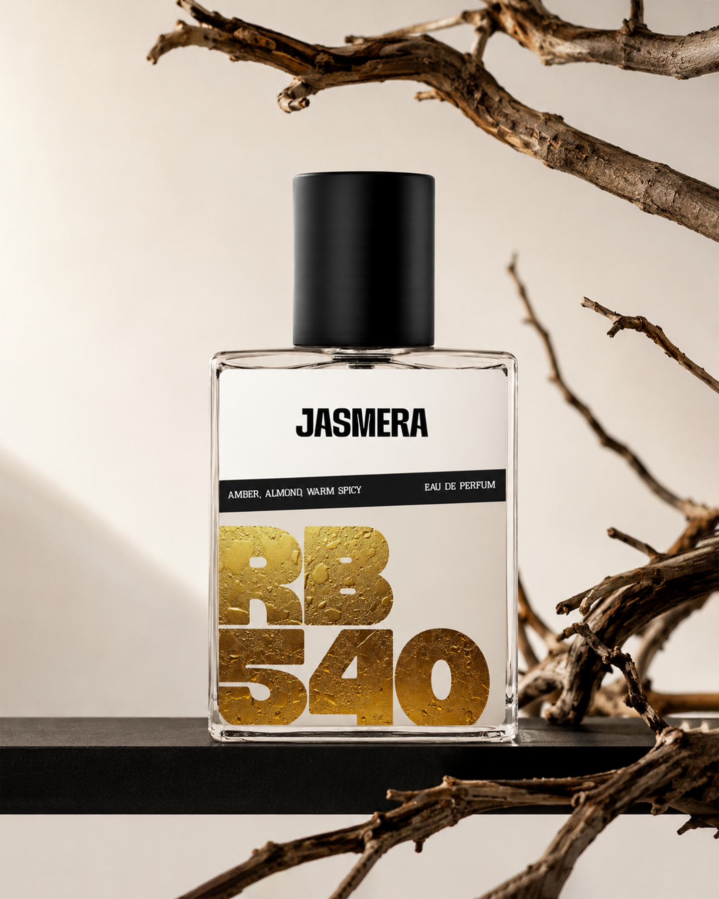 Jasmera RB 540 premium Eau de Parfum inspired by Baccarat Rouge 540, 50ml bottle